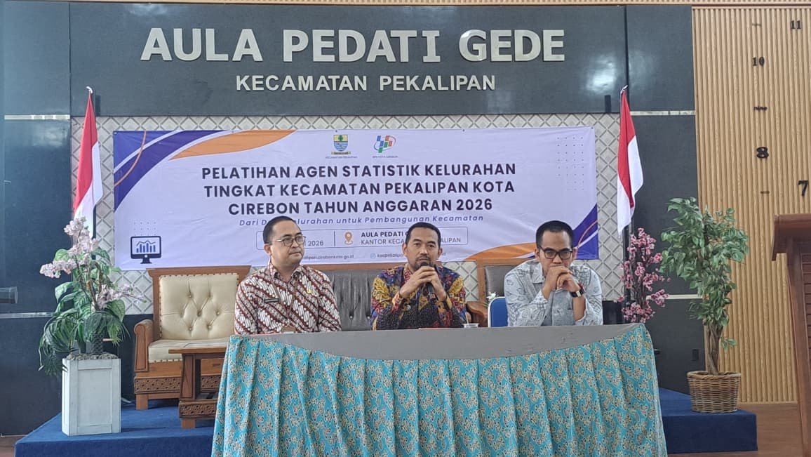 Sukseskan Kelurahan CANTIK, Kecamatan Pekalipan Gelar Pelatihan Agen Statistik Kelurahan Tingkat Kecamatan Pekalipan Tahun 2026