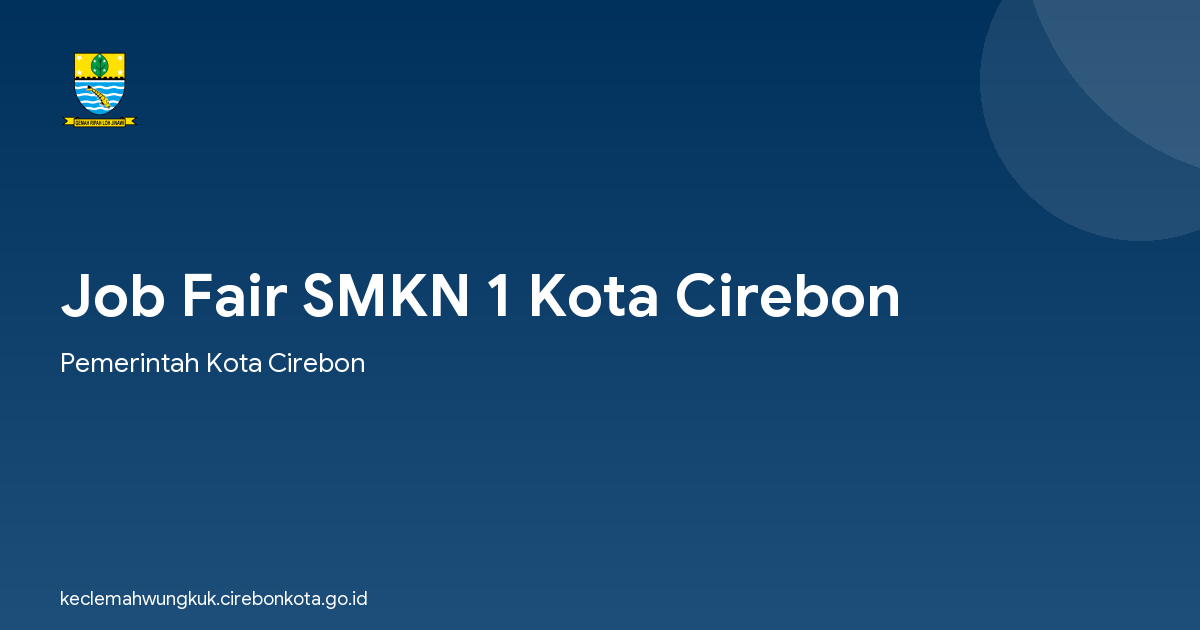 Job Fair SMKN 1 Kota Cirebon