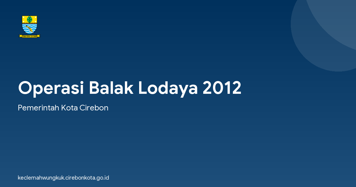 Operasi Balak Lodaya 2012