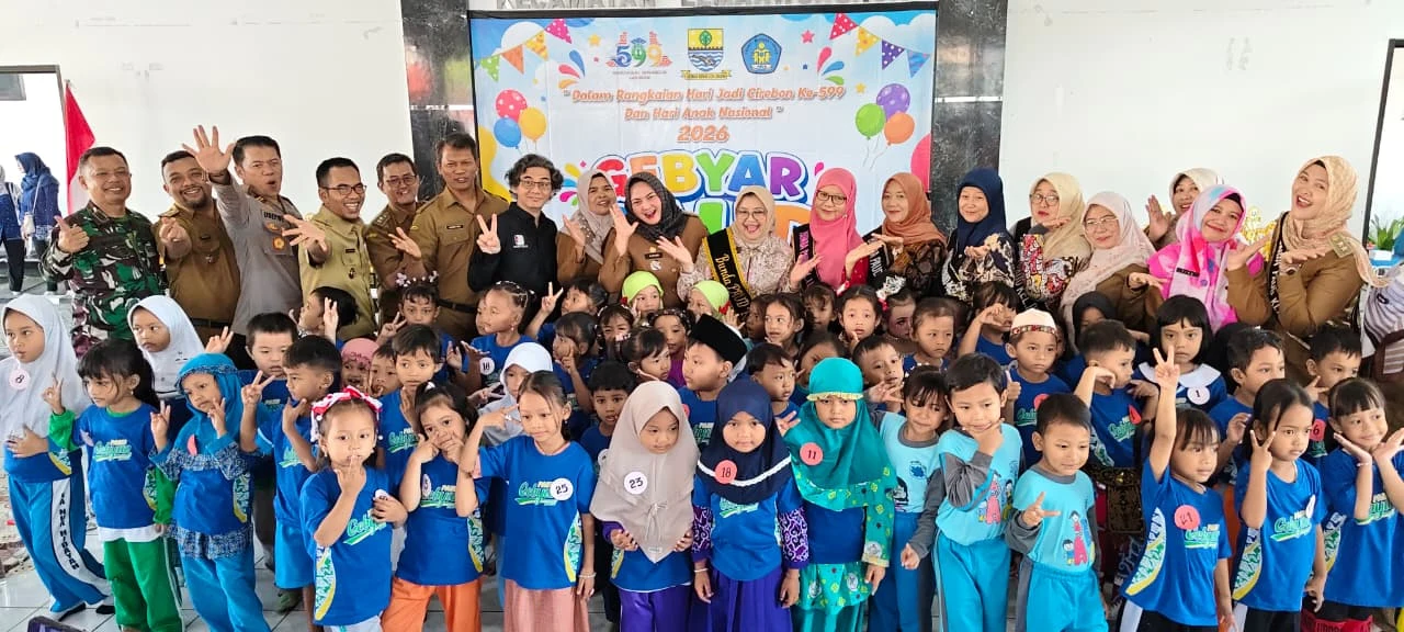 Gebyar PAUD 2026 Kecamatan Lemahwungkuk Meriahkan Hari Anak Nasional, Wadah Menggali Potensi Anak Sejak Dini