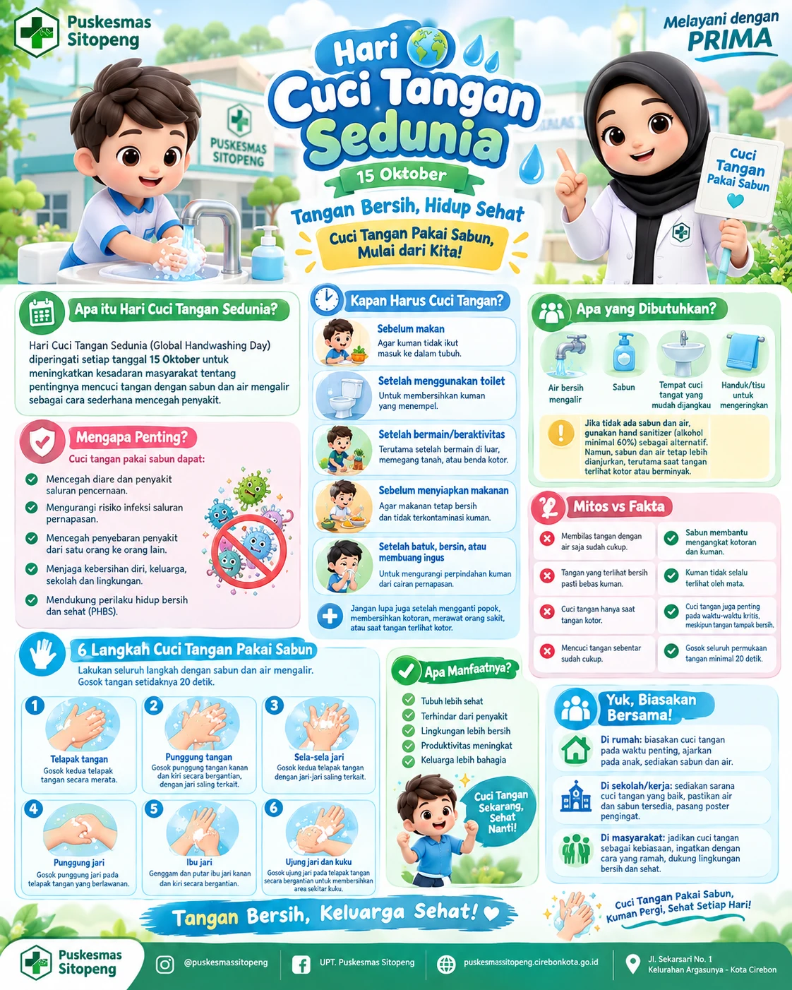 SELAMAT HARI CUCI TANGAN SEDUNIA!